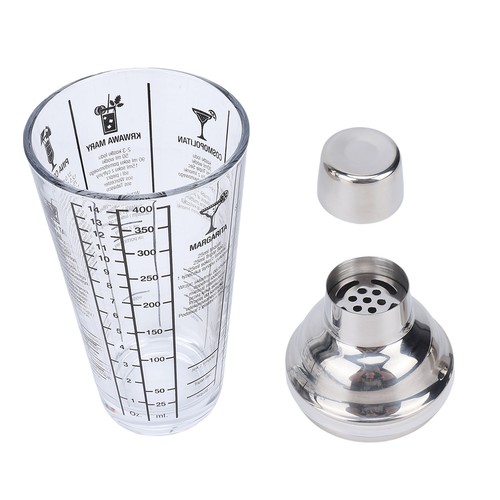 Glass cocktail shaker - glass,