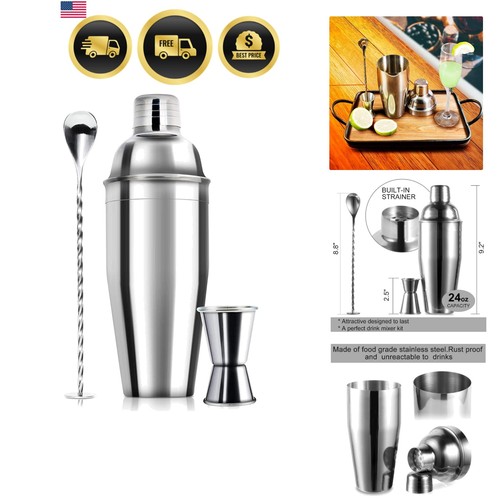24oz cocktail shaker bar - 24oz,