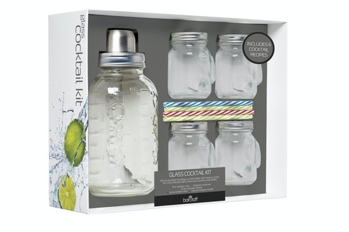 Barcraft glass cocktail set - barcraft,