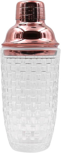 Glass cocktail shaker 400ml - glass,