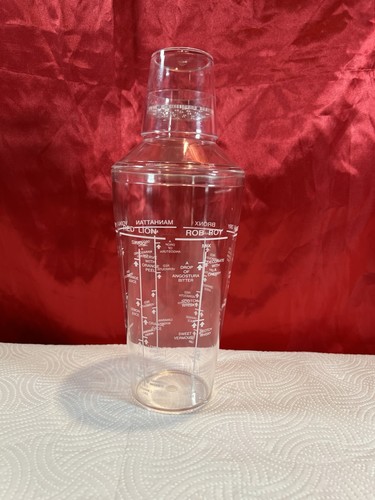 Vintage clear acrylic cocktail - vintage,
