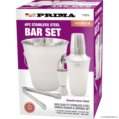 New 4pc stainless steel - new,