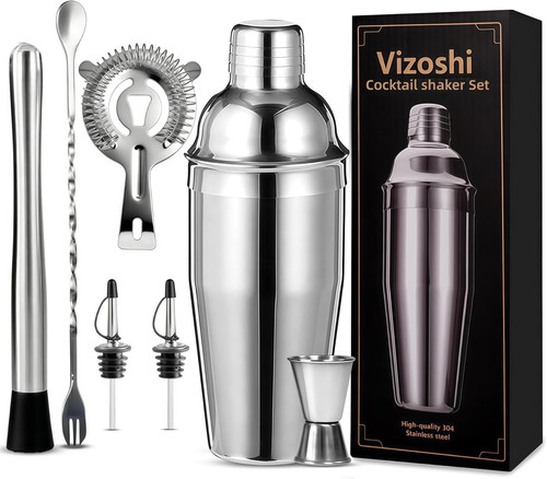 Cocktail shaker set piece - shaker, 7-piece