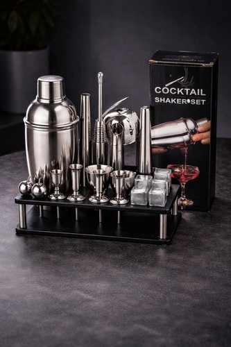 Cocktail shaker set - cocktail, 26-piece